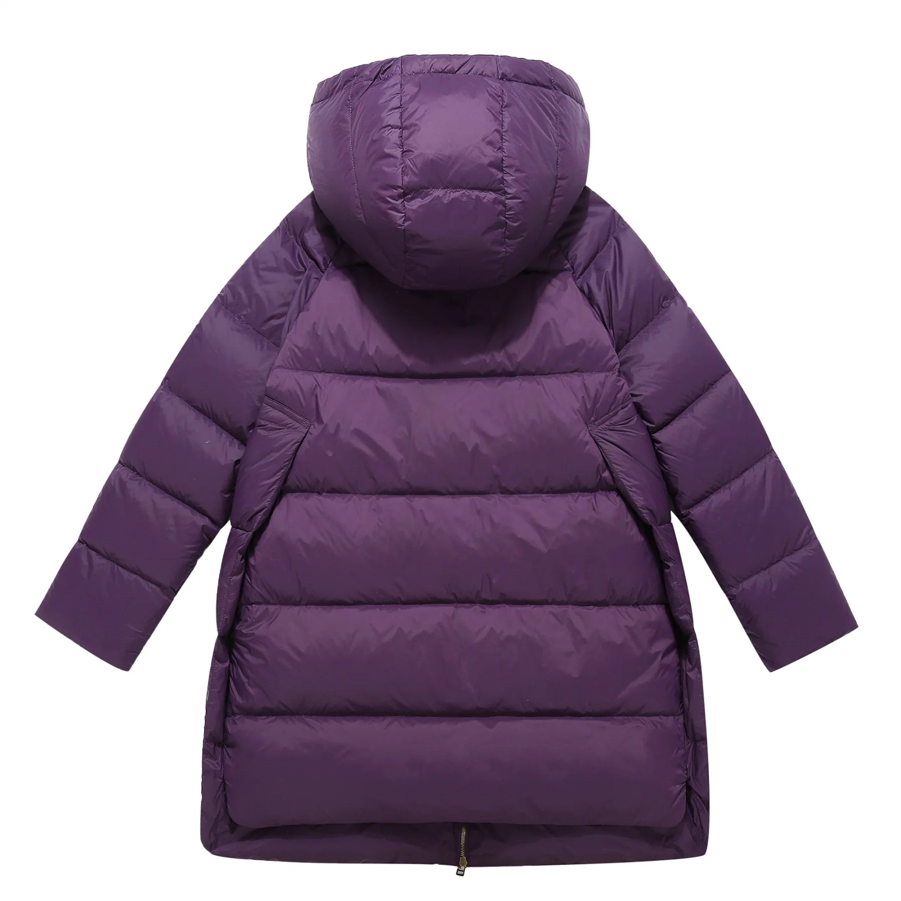 Fabrik Preis Winter Warm Steppjacke Dick Weiches Nylon Frauen Kapuzenjacke Mit Pufferklack