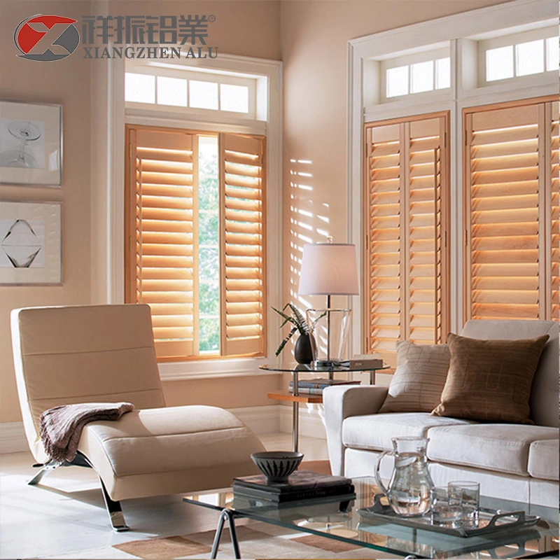 Shutters Louver Windows and Doors Extrusion Profile Aluminium Shades Window