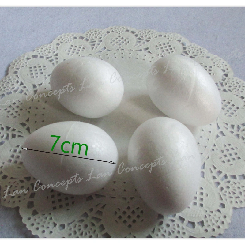 4cm Craft Styrofoam Easter Egg DIY Foam Egg for Holiday Party Decoration Easter Ornament