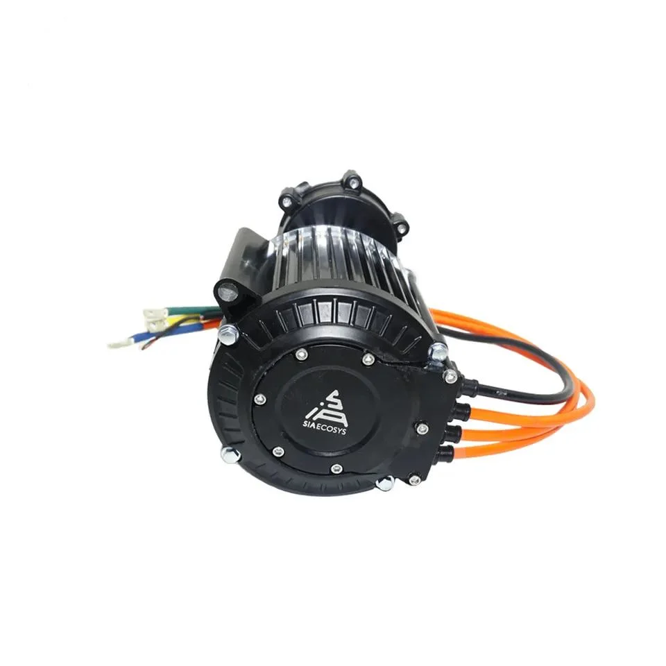 QS 120 60h 2000W V3 72V MID Drive Motor with Gearbox for Electric Motorcycle and Bike