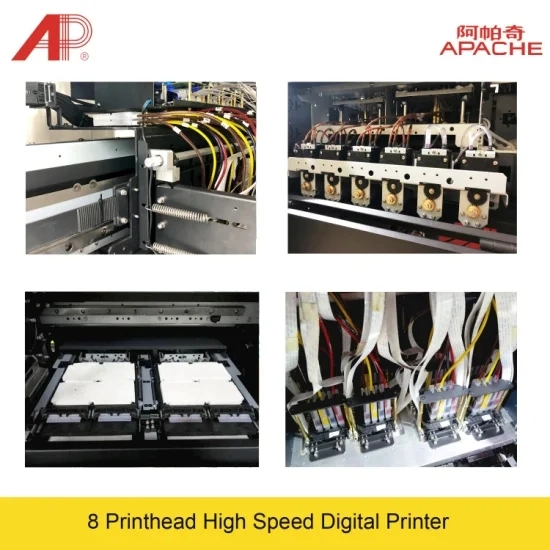 Apache 1.8m Inkjet Polyester Direct Textile Printing Sublimation Printer with I3200 Printhead