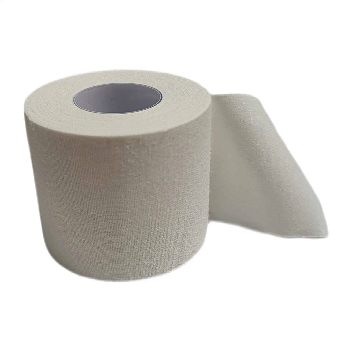White Cotton Fabric Sports Protective Wrap Gymnastic Tape