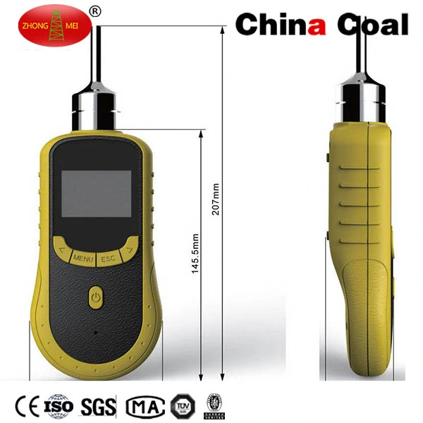 Detector de fuga de gás portátil Co O2 H2S ex