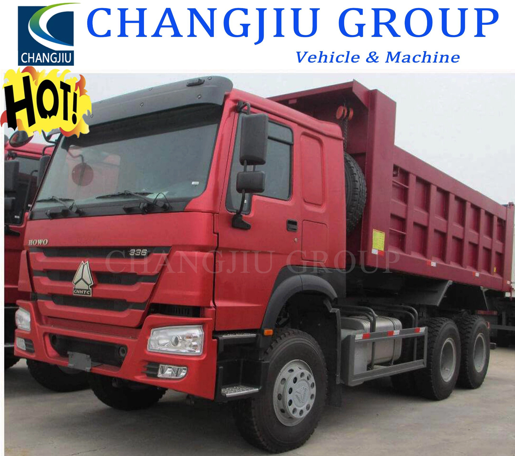 High quality/High cost performance  Used Sinotruck HOWO 6X4 Manual Transmission Mining Dump Truck for Sale