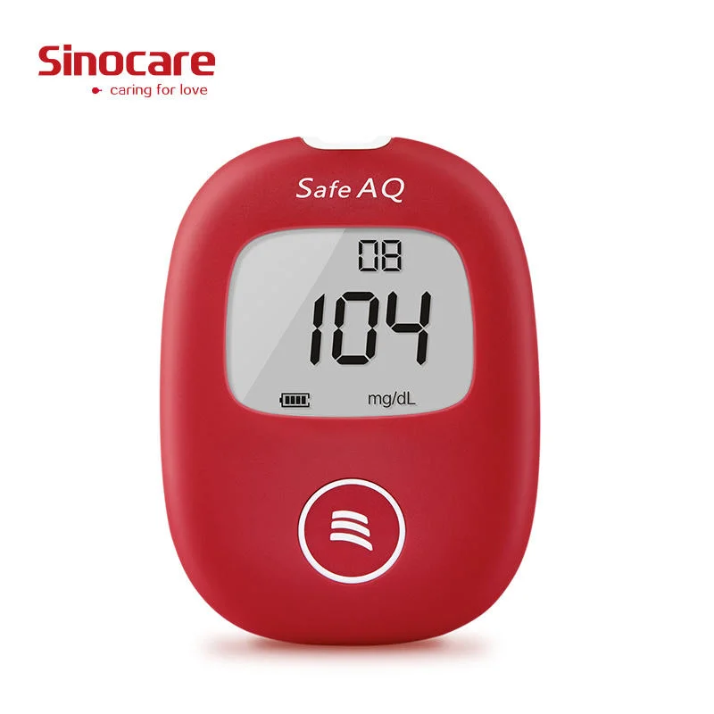 Glucómetro de Sinocare sensor de glucosa Monitor de glucosa en sangre Glucómetro digital no Dispositivos de análisis de azúcar en sangre invasiva