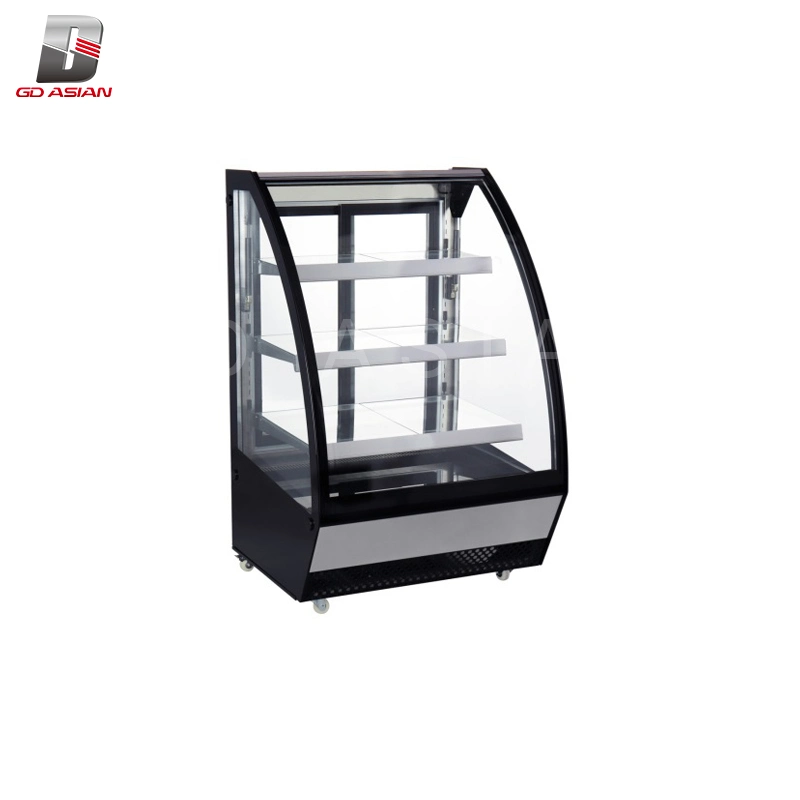 420L Expositor Vertical de Refrigerante R290 Mostruário de Bolos