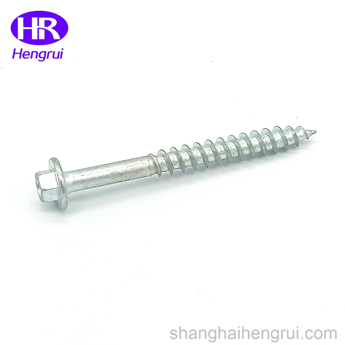 Galvanizing Wood Thread Hex Head Coach Screw with Flange Face