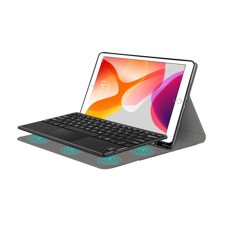 for iPad 10.2 Tablet Case with Bluetooth Keyboard Touchpad Factory Supplier