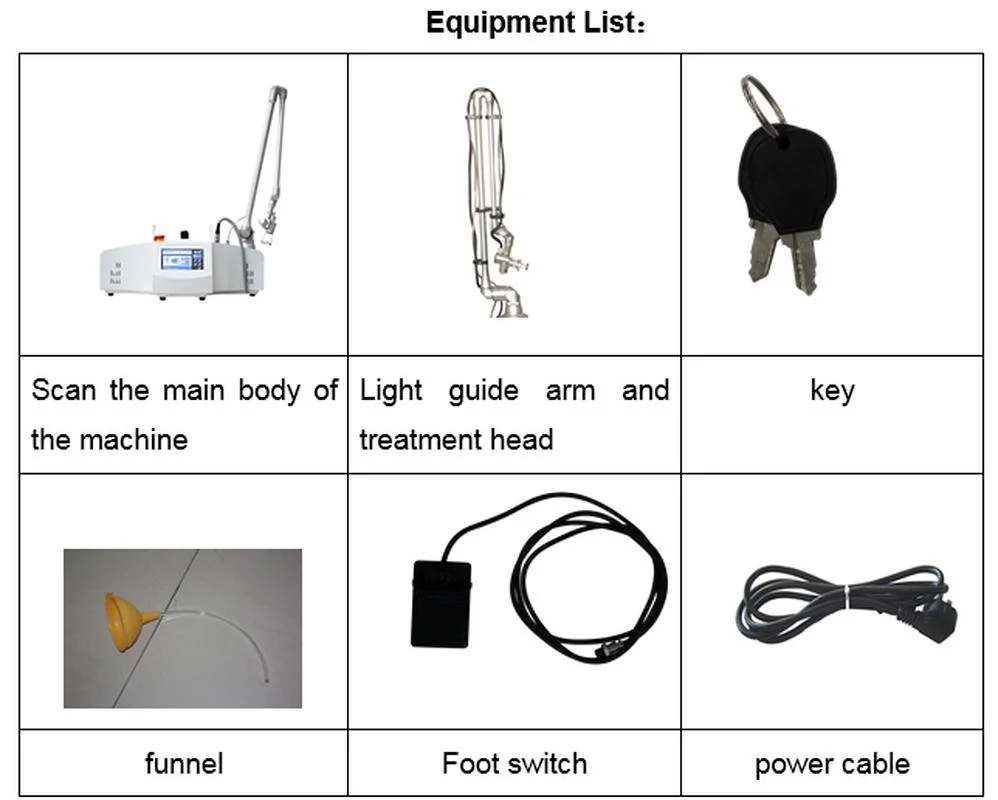 Portable RF Laser Vaginal Tightening Treatment CO2 Fractional Laser Machine