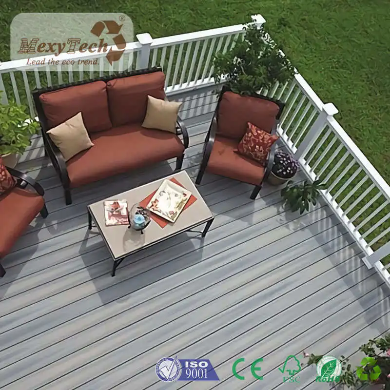 Mexytech China PS Plastic Wood Decking Used for Outdoor Furniture Composite Decking