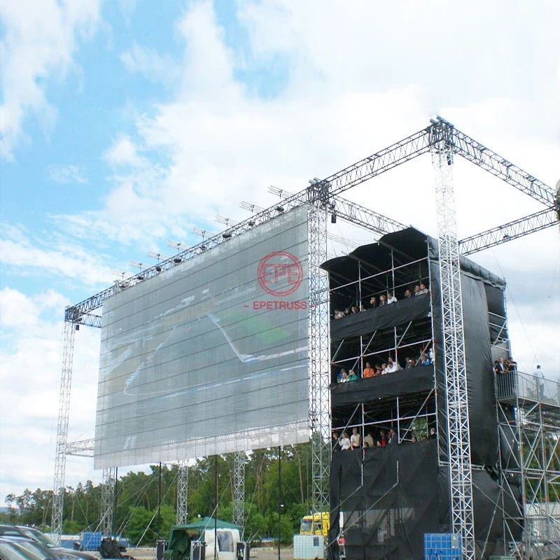 Event Scaffold Crowd Barrier Flight Case Power Cabling Stage Equipment Lighting Display Truss