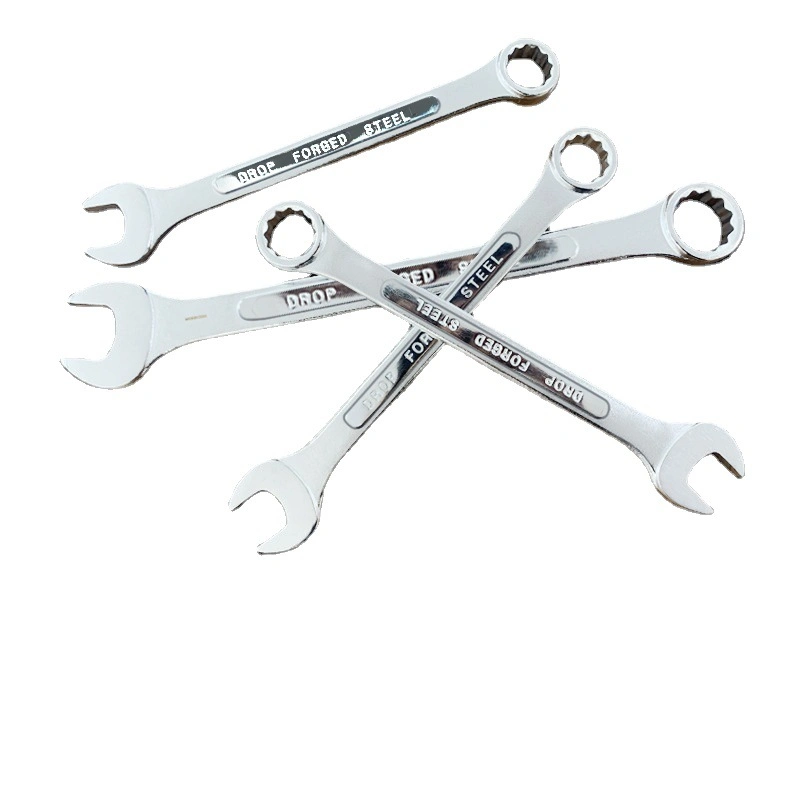 Les outils à main de haute qualité l'extrémité ouverte de clés mixtes à cliquet