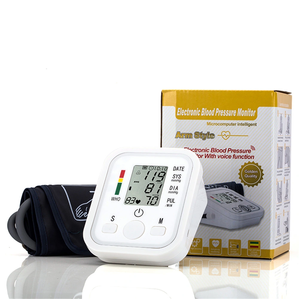 Digital Blood Pressure Meter Bp Monitor for Home Measuring Arterial Pressure