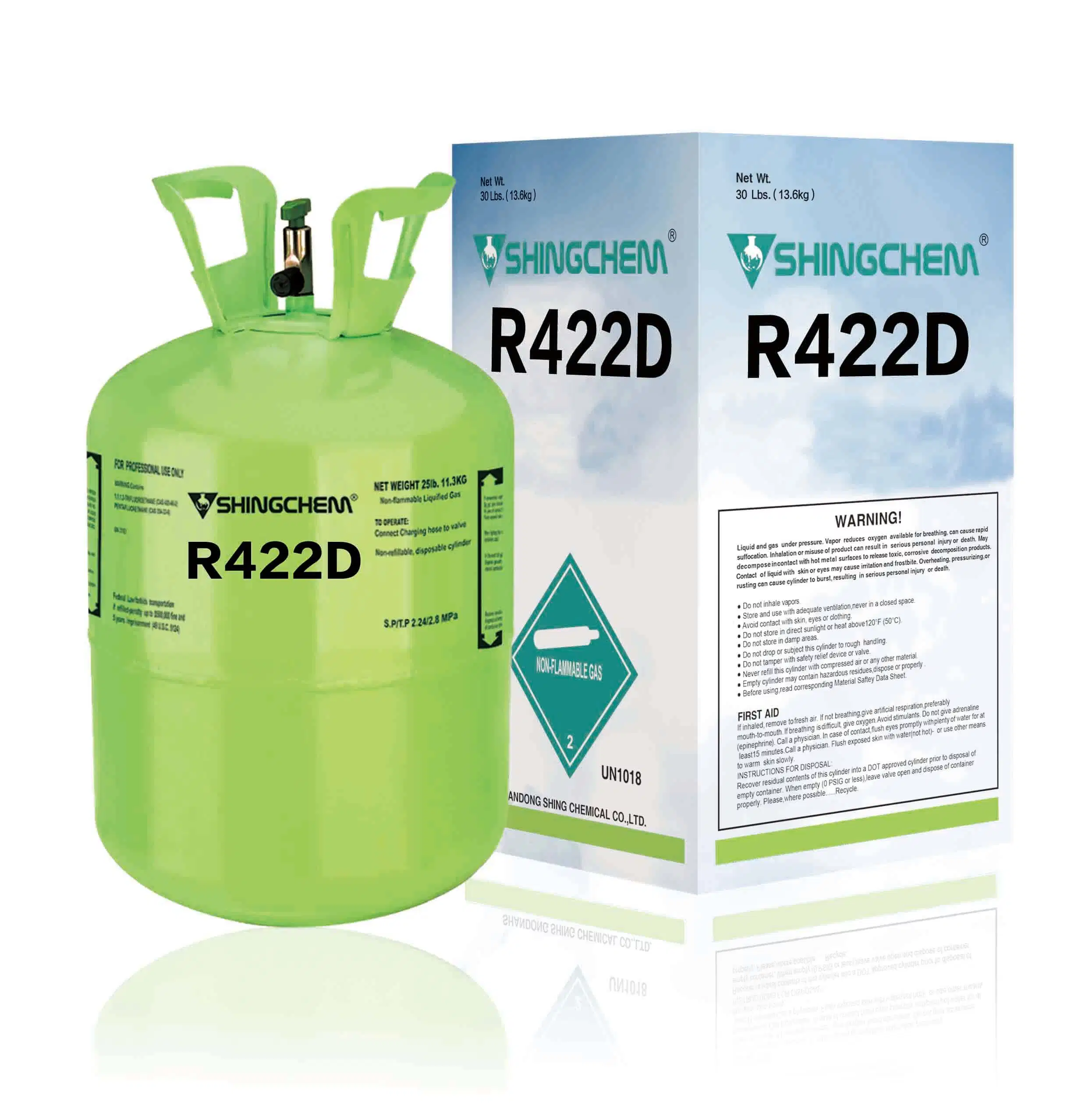 R134A Refrigerant R422D Good Quality 422D Factory Direct Highest Purity R422D Refrigerant Gas