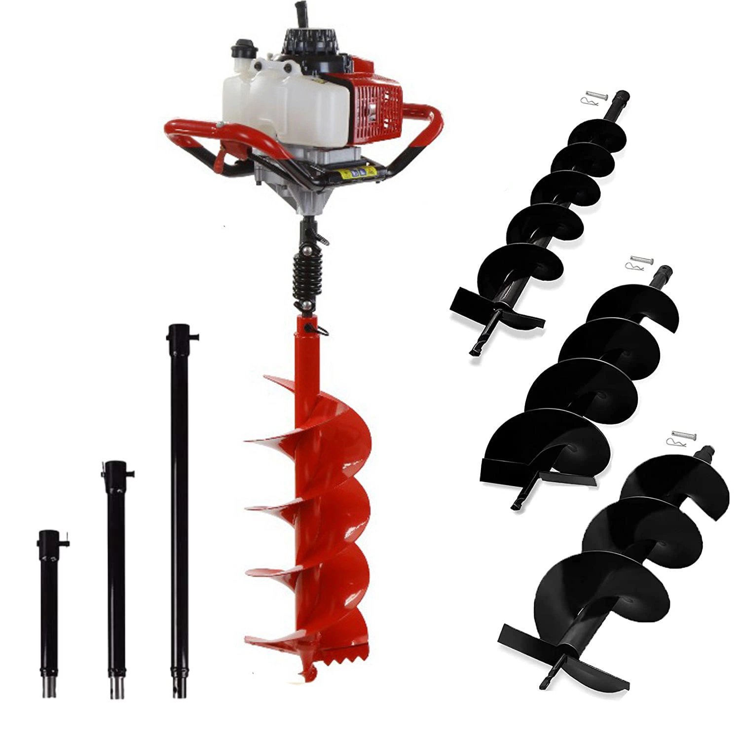 68cc 2 Stroke Gas Power Post Hole Digger Earth Auger Hydrologique One Man Auger EPA Machine Plant Soil Digging Fence