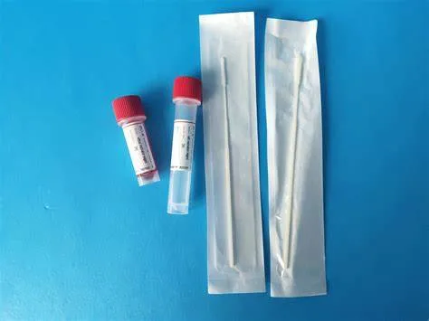 A VTM Nylon Swab flocados vírus descartáveis do Tubo de Amostragem