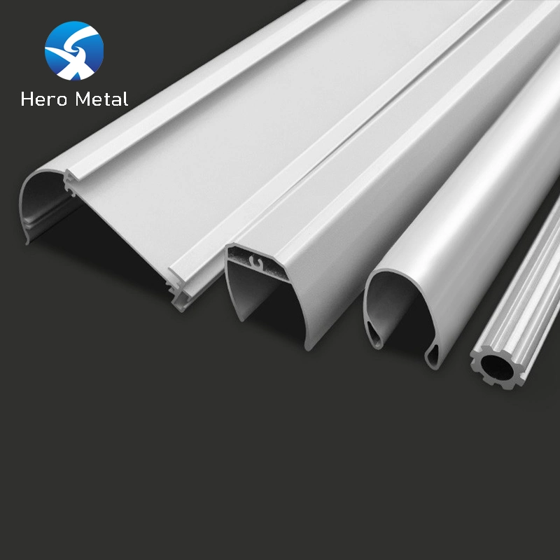 Aluminum White Curtain Profile Hero Metal 2023 Extrusion 6063 Curtain Track