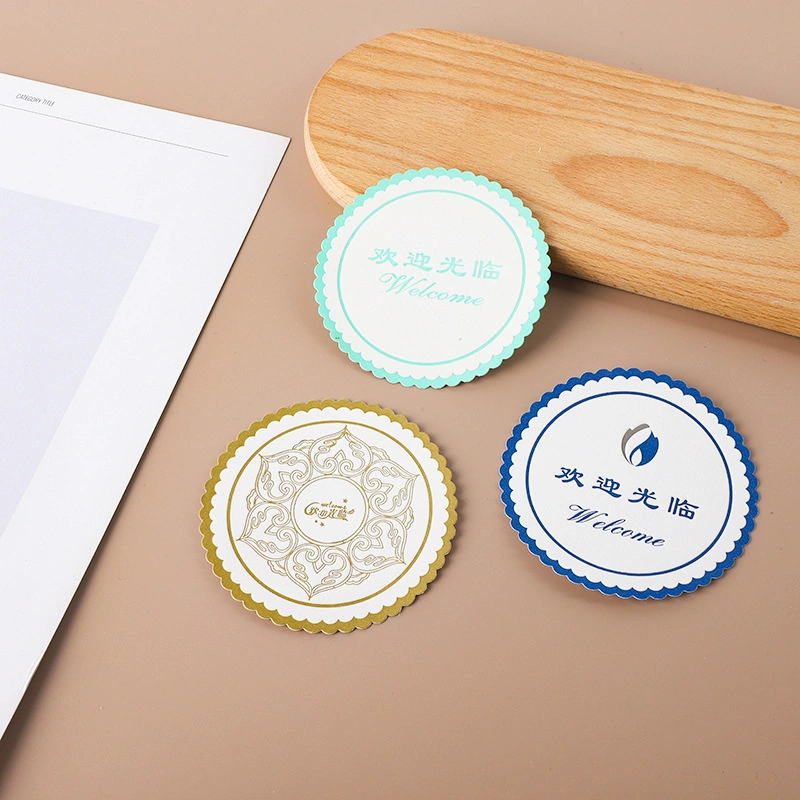 Practical Custom Disposable Refresh Paper Coasters