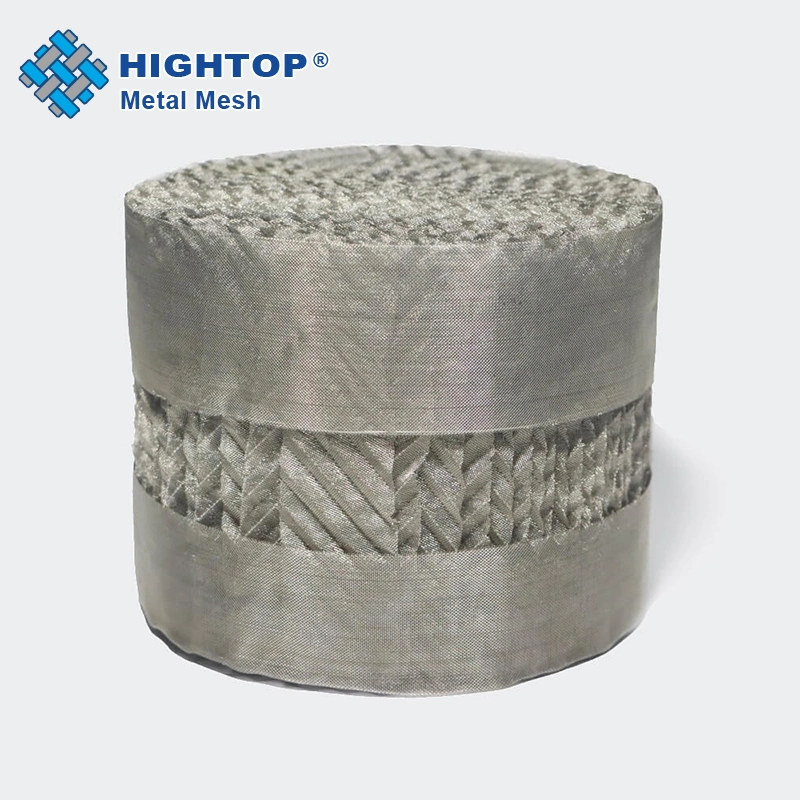 High Effectiveness Round Metal Wire Mesh Gauze Structured Packing for Absorption Towers