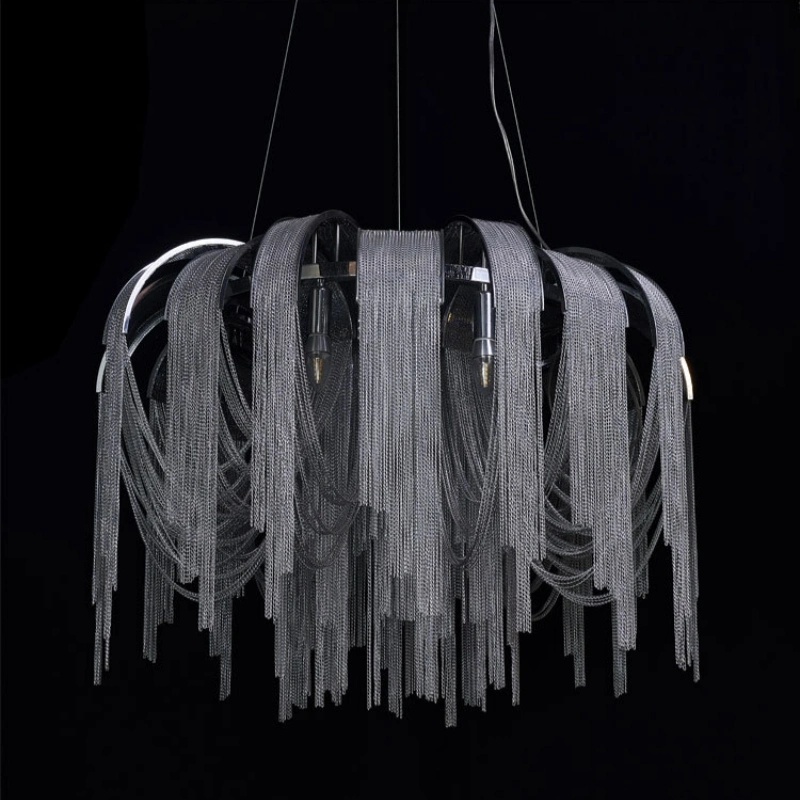 Скандинавская постмодерн Fringe Chandelier Художественное креативитипеленгическое освещение интерьера.