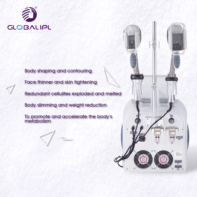 Multifunction Cryo Cavitation RF 4 Handles Weight Loss Cool Body Sculpting Cryolipolysis Fat Freezing Slimming Machine