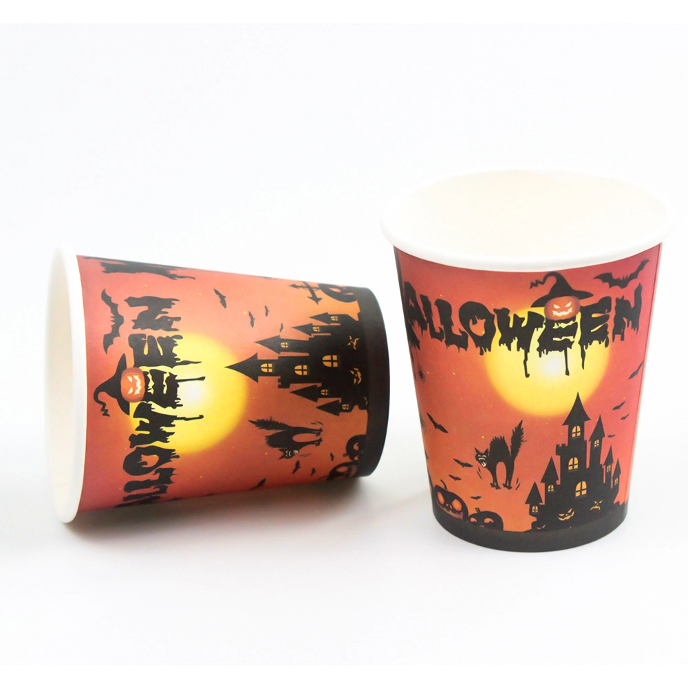 Party Supply Halloween Disposable Paper Plate Cup and Napkin Set