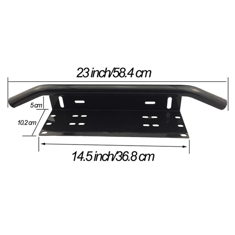 Car Front Bumper Universal License Number Plate Frame Mounting Bracket Holder for LED Work Light Bar