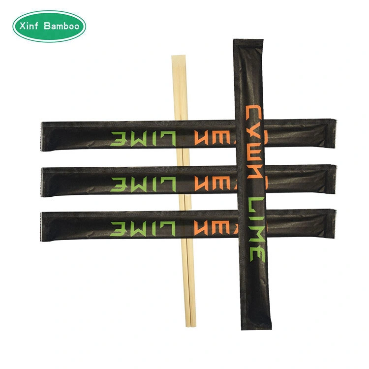 Customized Printed Full Paper Cover Food Grade High quality/High cost performance  Fancy Bamboo Chopstick