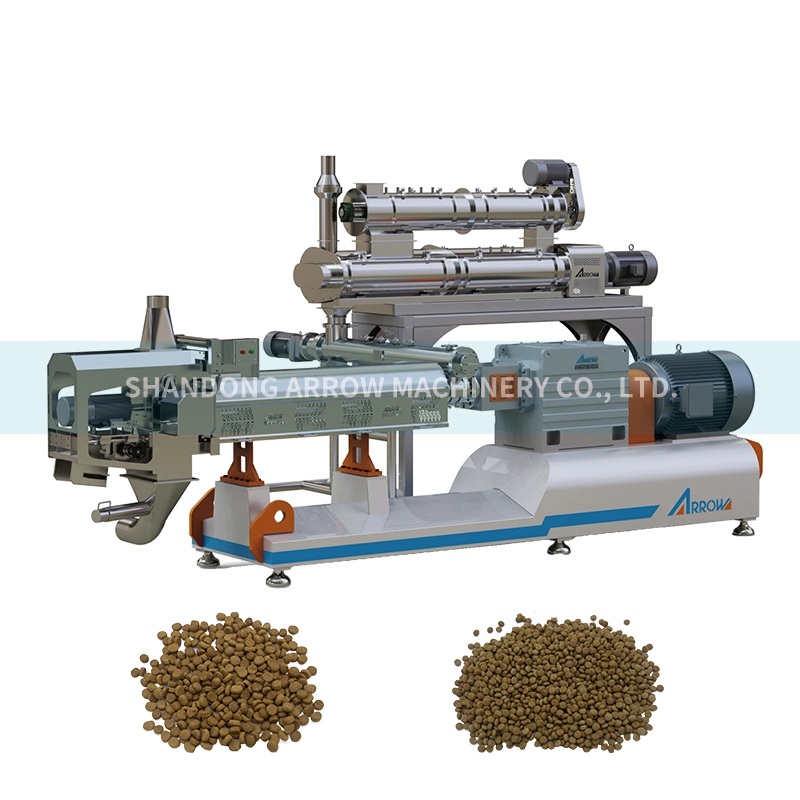 Extruded Cat Food Making Machinery Plant Automatic Pet Dog Food Make Line Machines Equipment