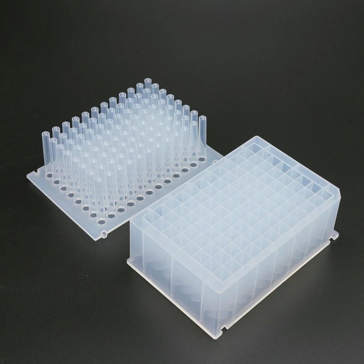 Micro Disposable Lab Consumables Supplies Polypropylene Transparent Deep Well Plate 48well