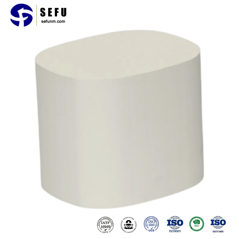 Sefu Ceramic Catalyst Substrate Automotive Three-Way Catalytic Converter Ceramic Filter Element White Carrier