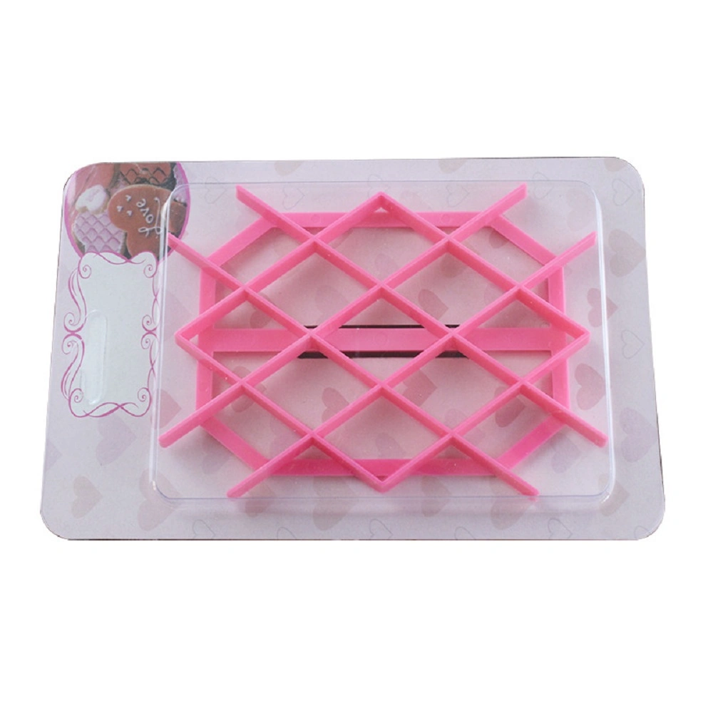 Relieve plástico Lace Mat Fondant Molding Mates Diamante Cake Decorating Herramientas Esg17328