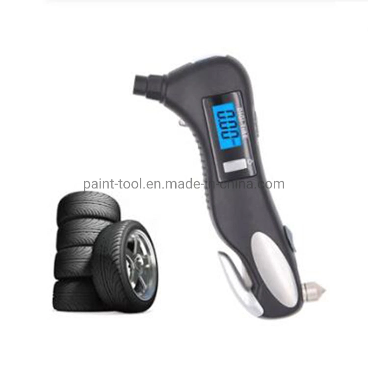 Digital Tire Air Pressure Gauge Multi Purpose Auto Emergency 5-in-1 Tool