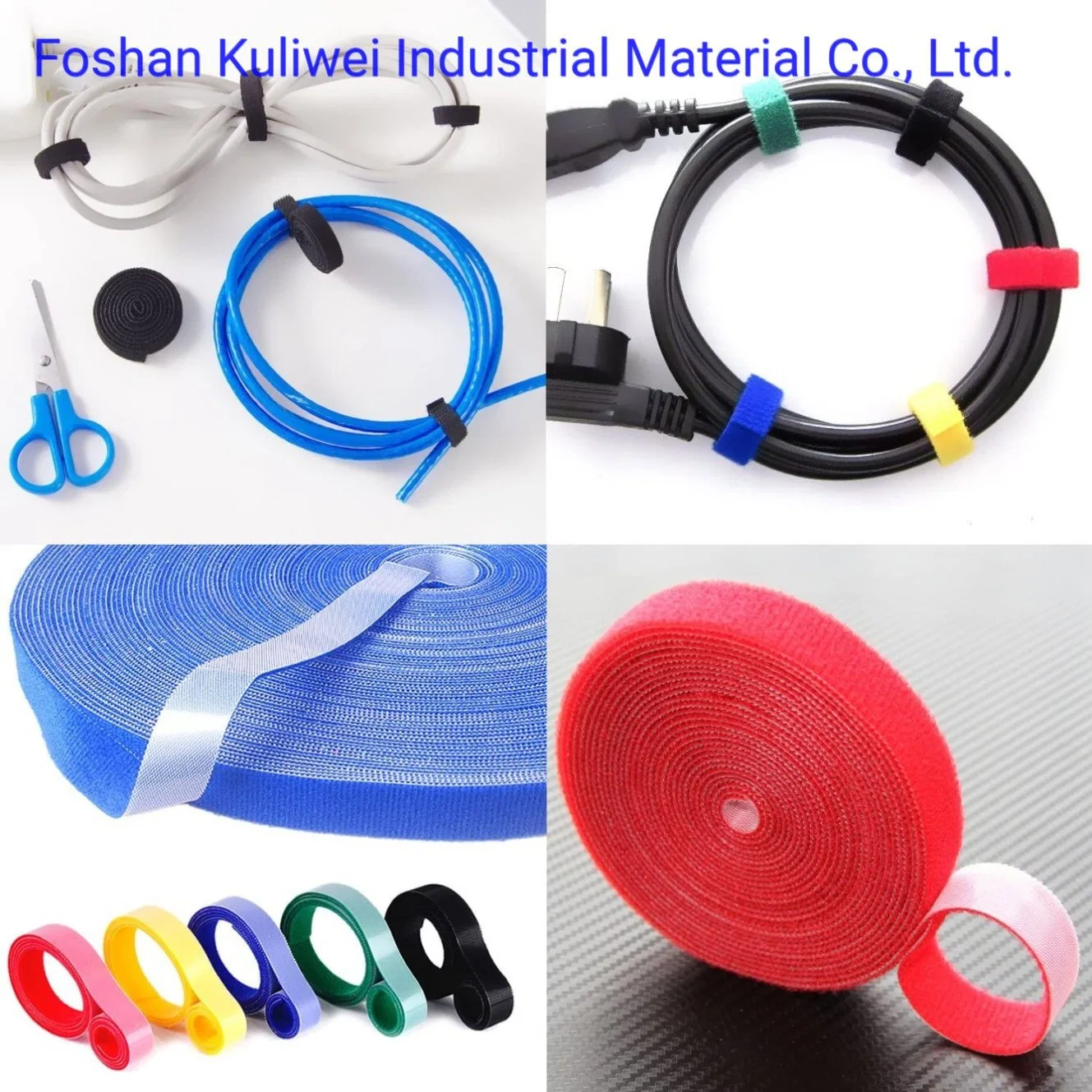 Nylon Fastening Self Adhesive 100% Nylon Hook Loop for Belt Manufacturer Adhesive Soft Nylon Hook and Loop Curtains Special One Sided Hook and Loop Adhesive