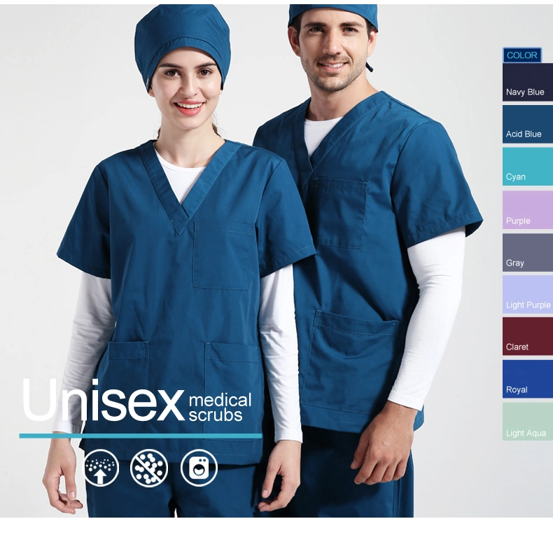 Hochwertige Classic Scrub Uniform Scrubs Set Arbeitskleidung Uniformen