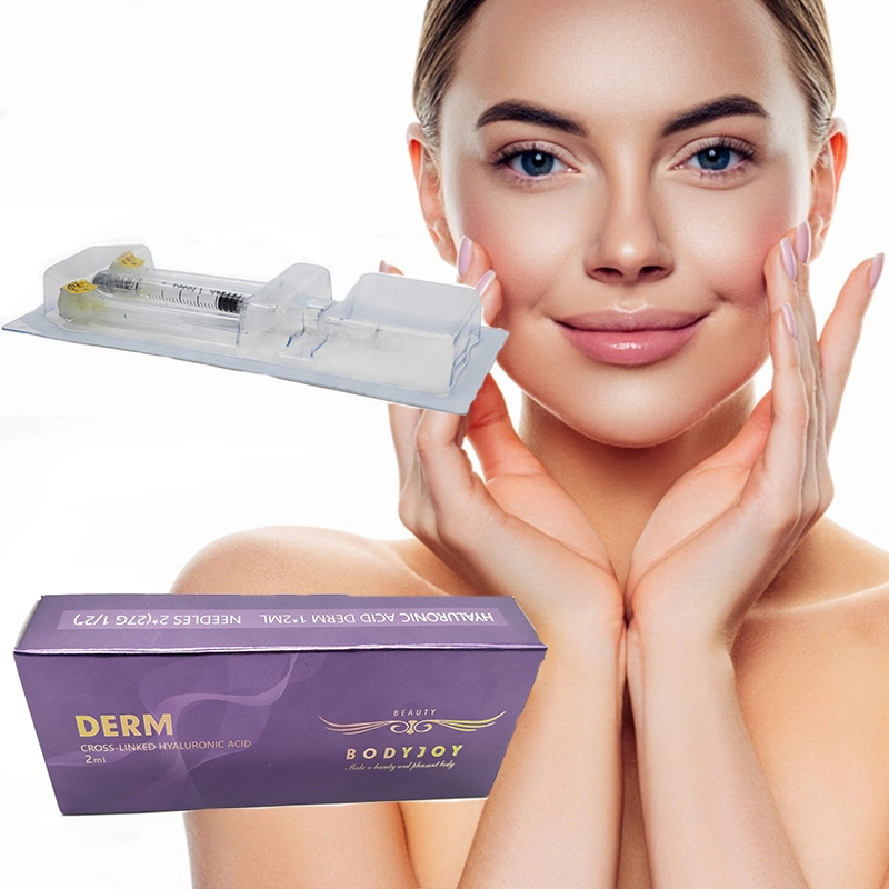 Bodyjoy 2 Ml Lip Injection Dermal Filler Cross Linked Hyaluronic Acid Filler