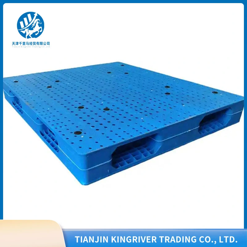 High quality/High cost performance HDPE Custom Heavy Duty Single Sided Plastic Pallets High Capacity Big Bag Plastic Pallet with 4 Tubes Prices