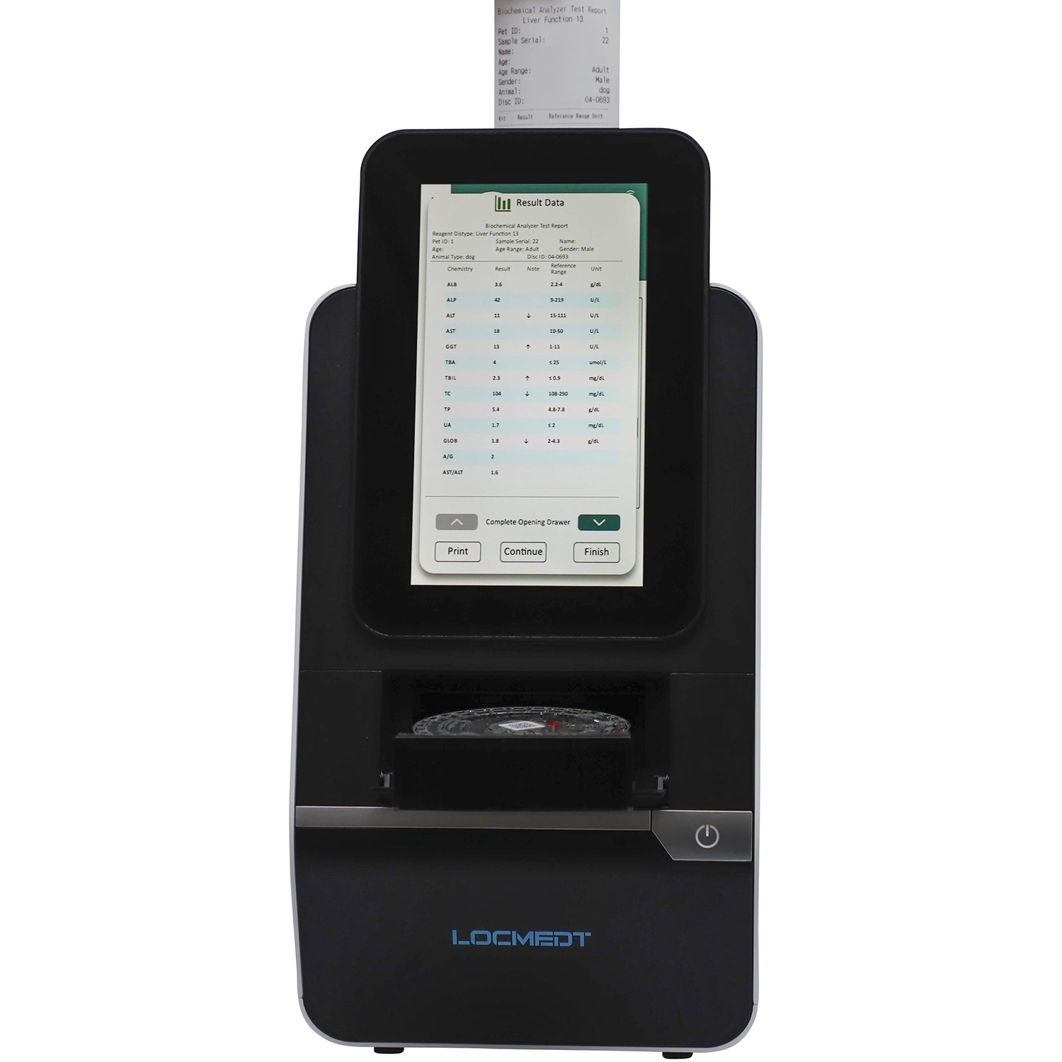 Animal Biochemical Analysis on-Site Vet Blood Chemistry Analyzer Veterinary Blood Test Equipment