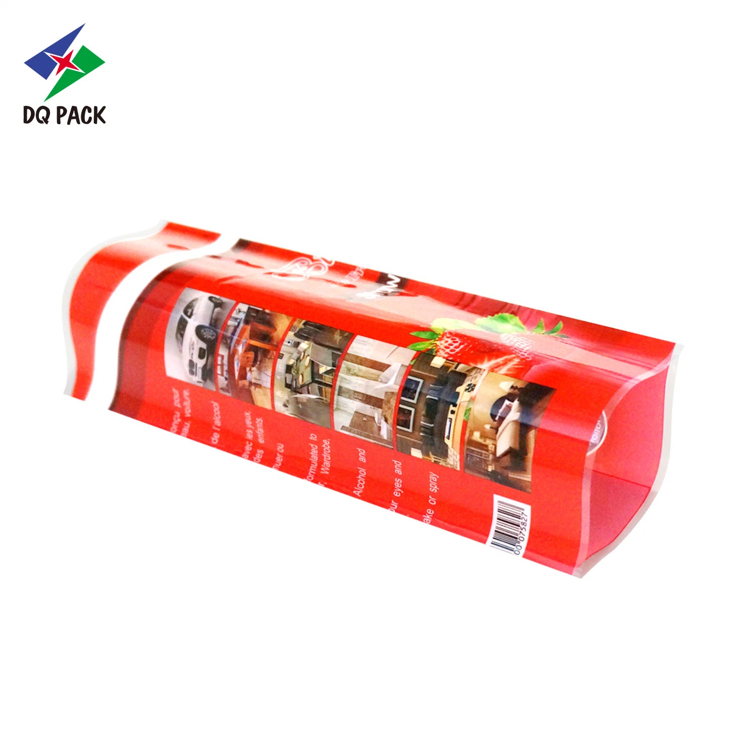 Dq Pack Customized Printing Shrink Sleeve Wrap Printable Glass Bottle Rolls Bottle Label