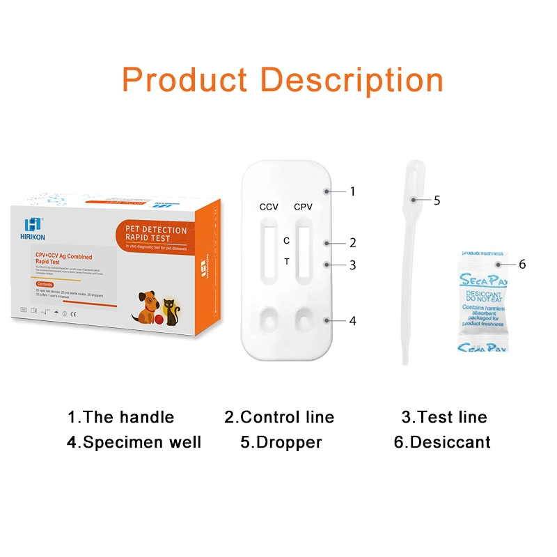 Canine Parvovirus Cpv Test Kit/Test Kit for Parvovirus