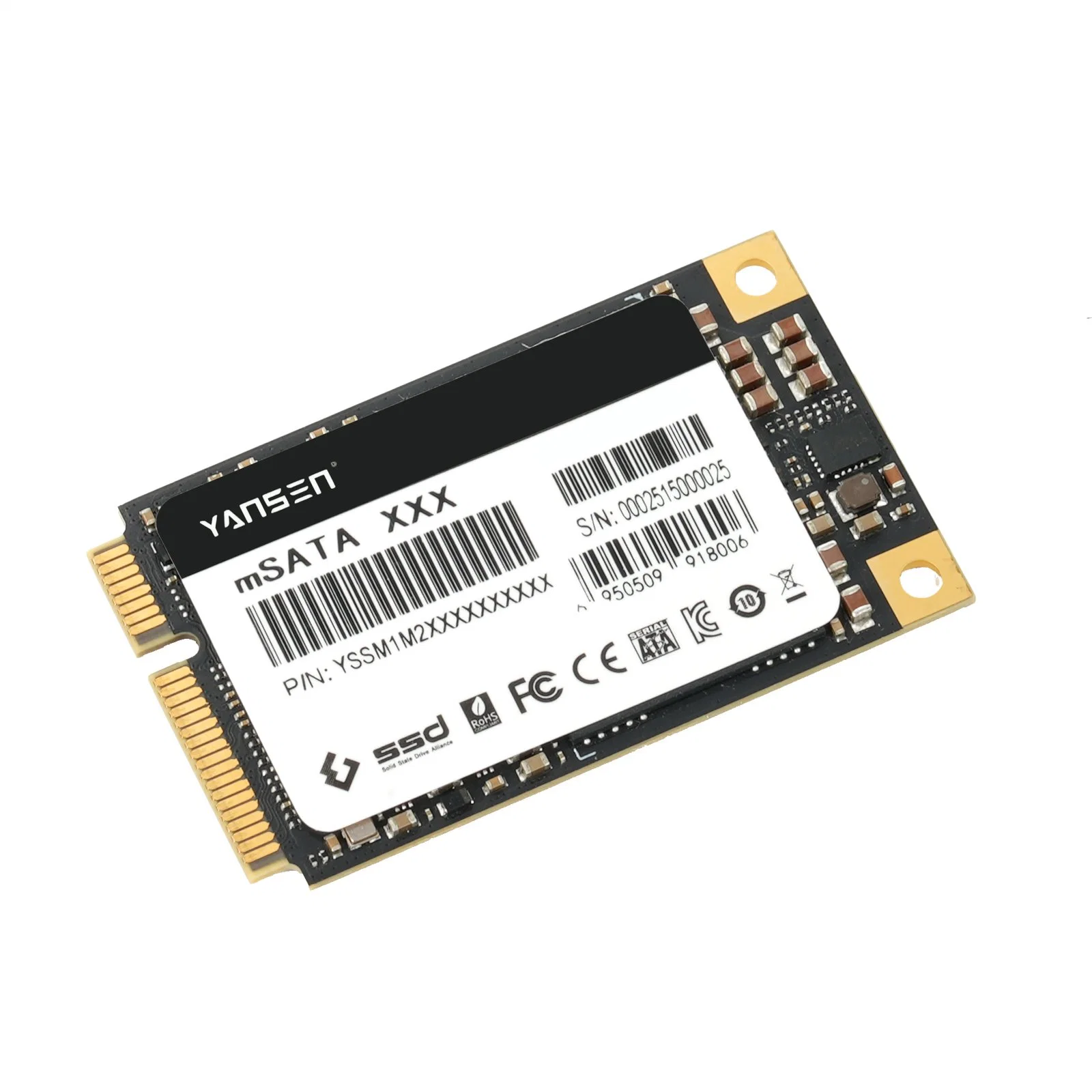 Yansen mSATA SSD MLC ssd ssd ssd 1 tb SSD Solid State Disk com DRAM para clientes finos e Máquina de Venda Directa