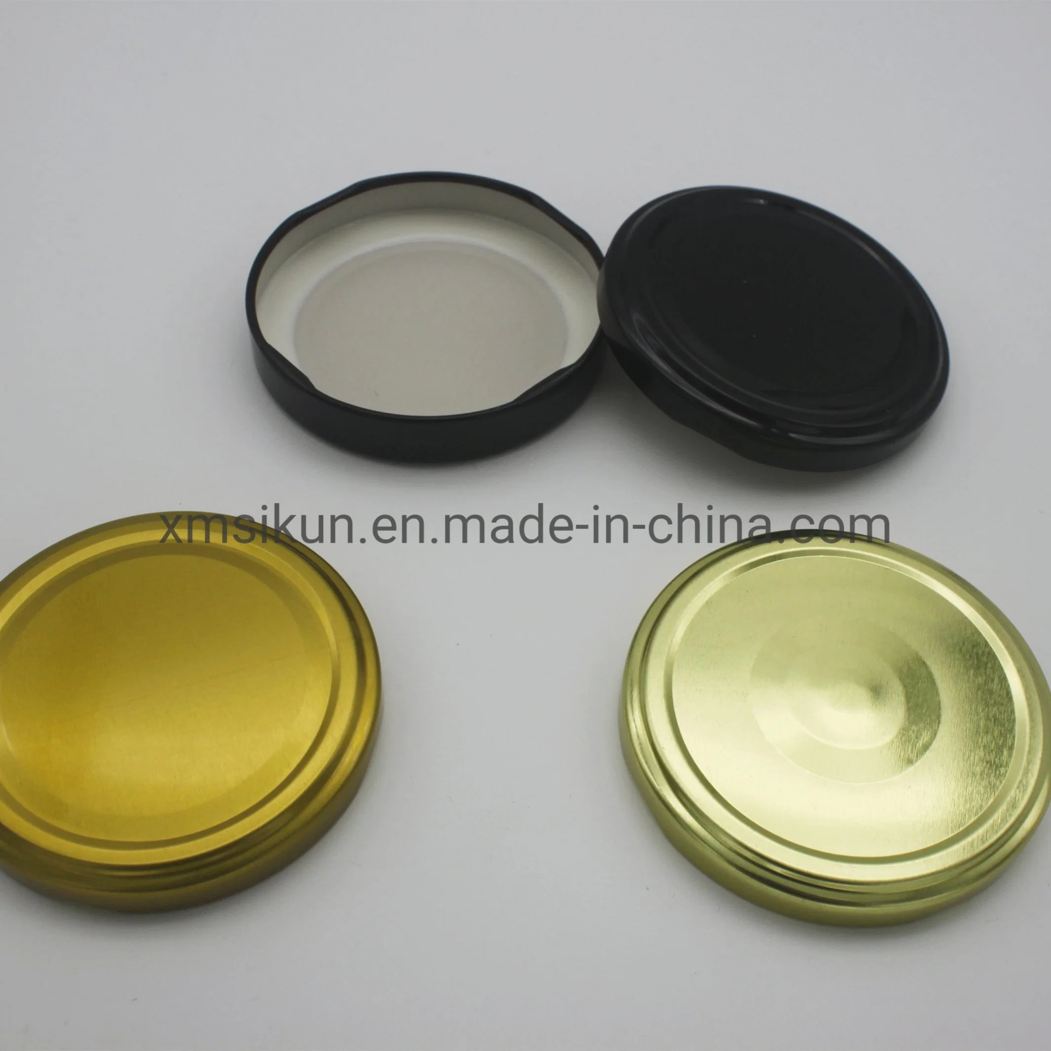 Hot Selling High quality/High cost performance  70# Metal Lug Cap with Glass Bottle for Food Grade Packing