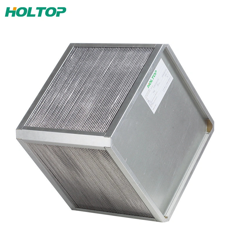 Holtop Erv حجم مخصص تقاطع تدفق هواء الإطار البلاستيكي معقول الهواء الصناعي إلى قلب المبادل الحراري
