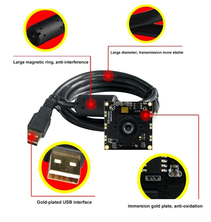 USB3.0 Free Drive Camera Module with 10MP Color Large Photosensitive Chip for Taking HD Photos