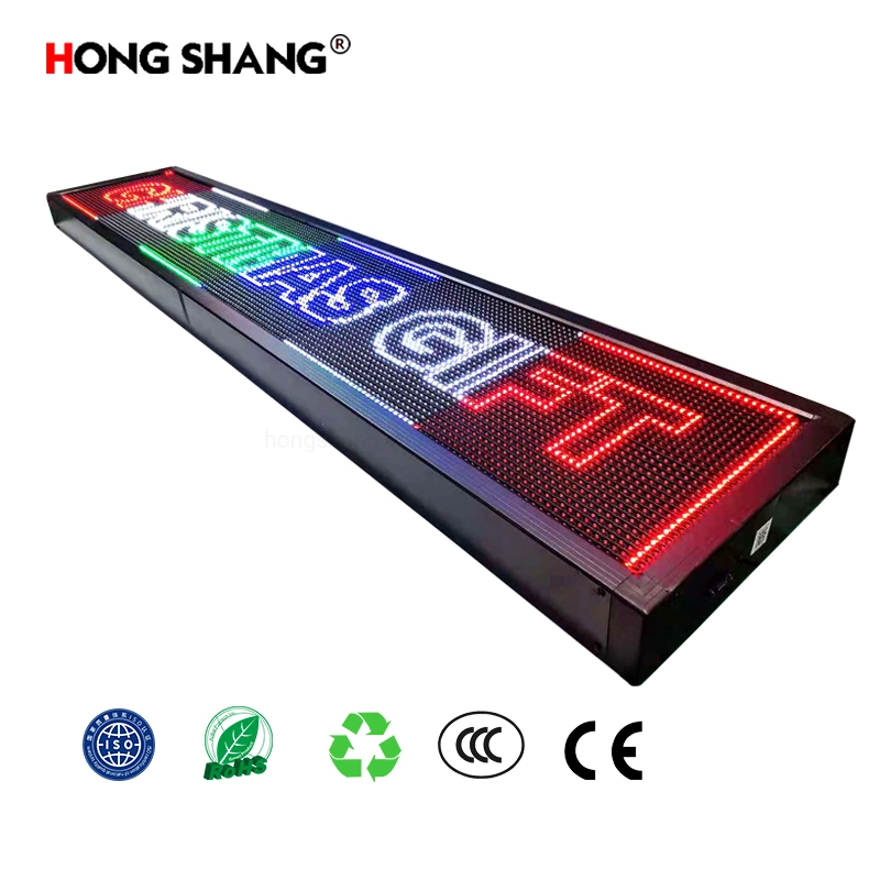 P10 Half Outdoor Mixed Color LED Display Multi-Function Information Signboard