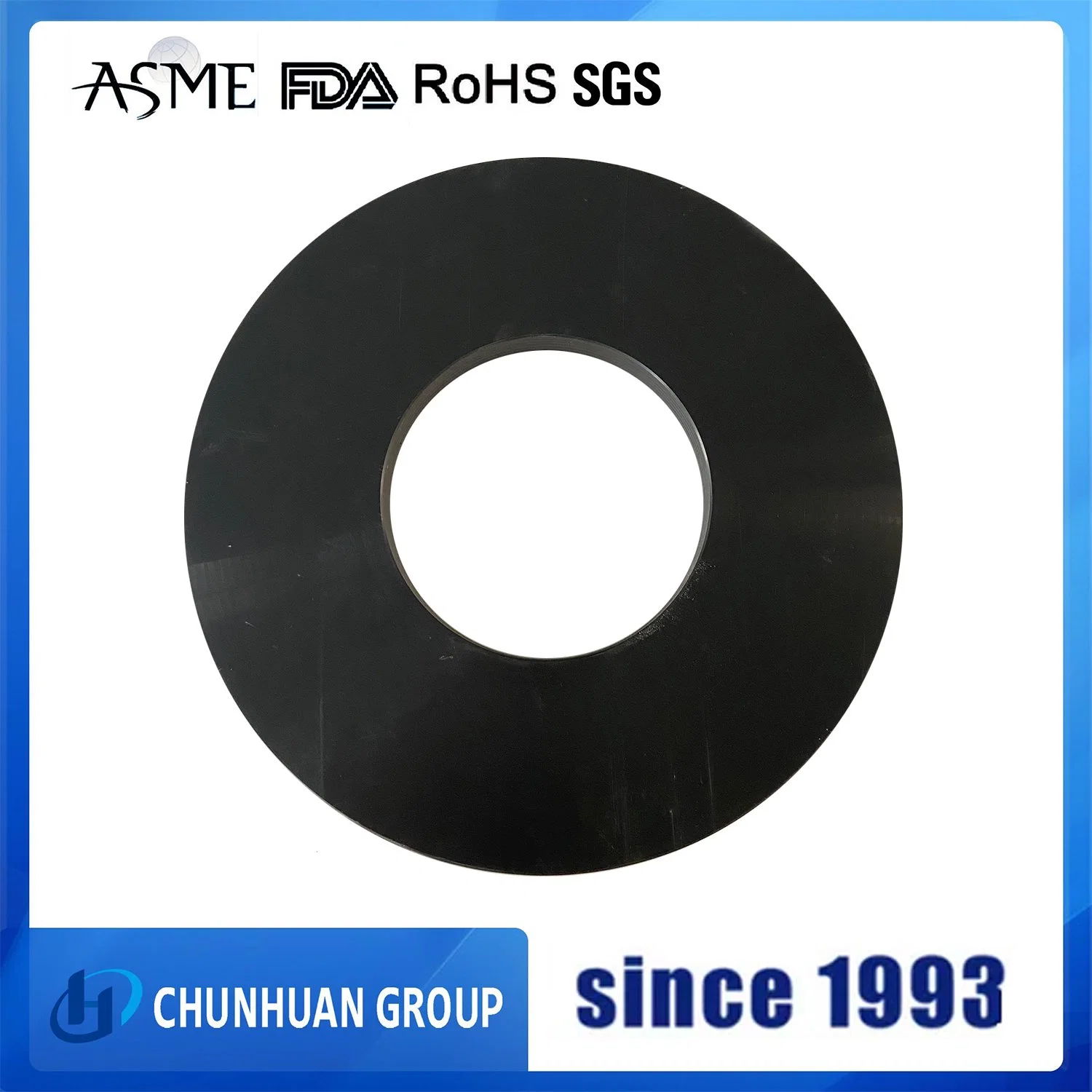 Wear Resistant Graphite Filled PTFE Plastic Sealing Material Spherical Ring