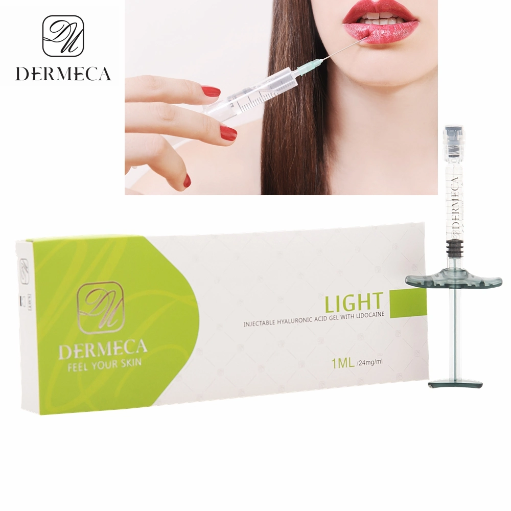 Medical Grade Dermeca Hyaluronic Acid Non Surgery Hyaluronic Acid Dermal Filler Injection Face Ha Gel 1ml Syringe with Lido for Clinic/Beauty SPA and Salon