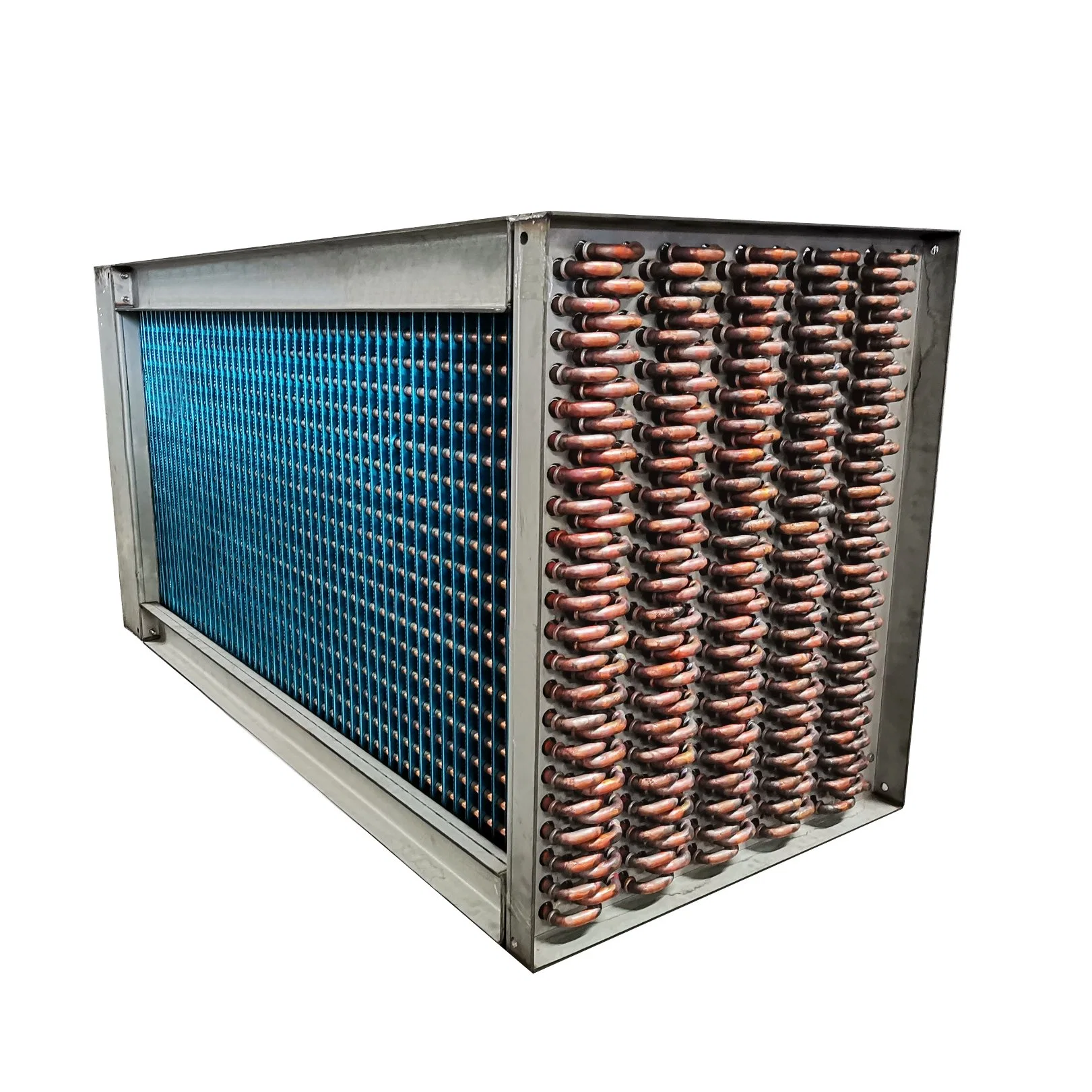 Finned Double Layer Evaporator Finned Heat Sink for Electromechanical Equipment