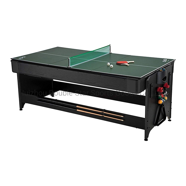 Szx 7FT 3 in 1 Multi Functional Pool Billiard Table with Air Hockey and Tennis Table