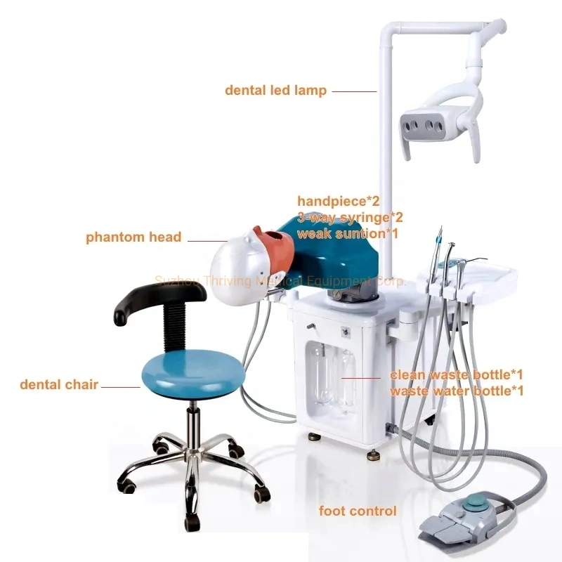 precio de fábrica Unidad de entrenamiento de simulación dental maniquí de maniquíes dentales Cabeza (THR-A2)